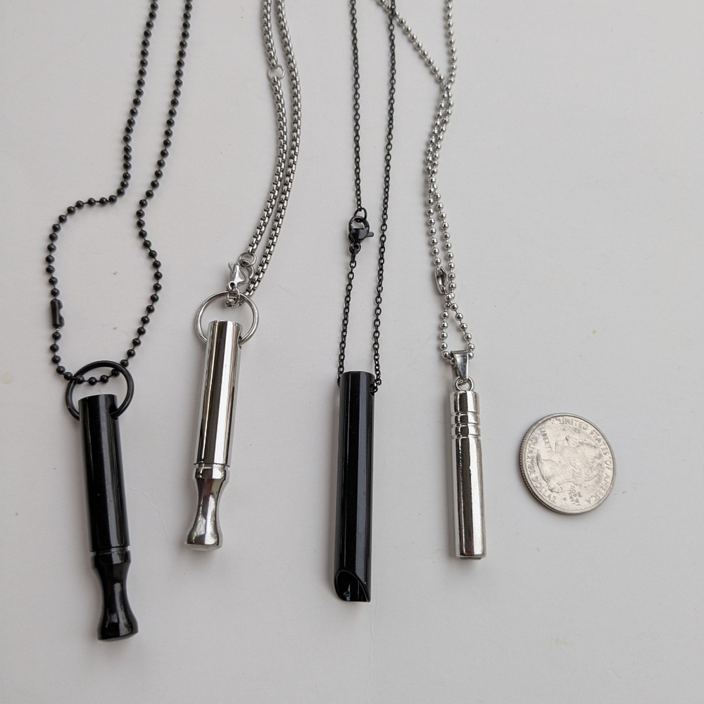 Unisex Stainless Calm Breathing Necklace - Picture 16 of 16